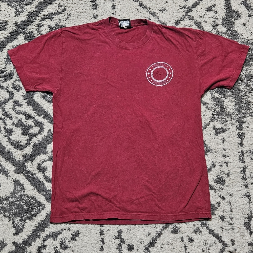 Harley Davidson Maroon screamin eagle  t shirt. Men's medium.